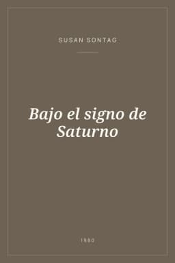Portada de Bajo el signo de Saturno
