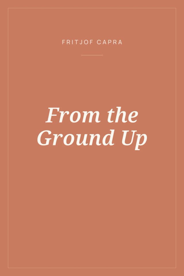 Portada de From the Ground Up