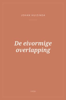Portada de De eivormige overlapping