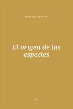 Portada de El origen de las especies