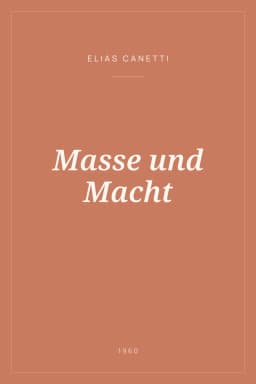 Portada de Masse und Macht