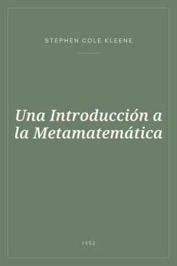 Portada de Una Introducción a la Metamatemática