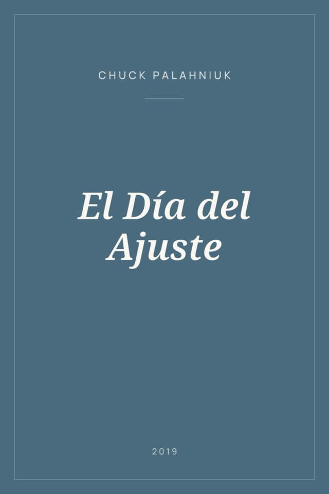 Portada de El Día del Ajuste