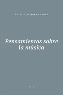 Portada de Pensamientos sobre la música