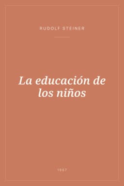 Portada de La educación de los niños