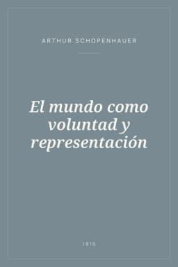Portada de El mundo como voluntad y representación