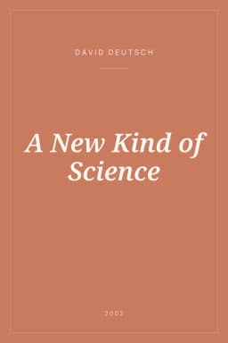 Portada de A New Kind of Science