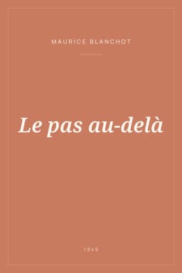 Portada de Le pas au-delà