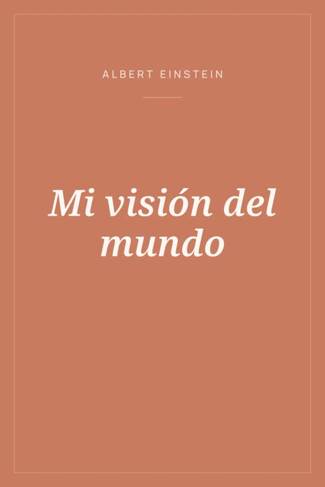 Portada de Mi visión del mundo