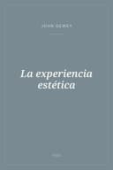 Portada de La experiencia estética