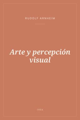 Portada de Arte y percepción visual