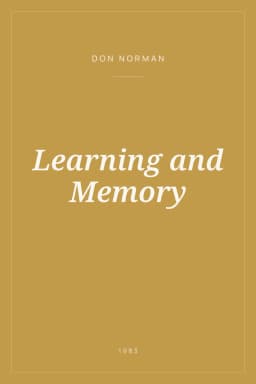 Portada de Learning and Memory
