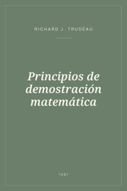 Portada de Principios de demostración matemática