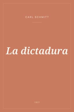 Portada de La dictadura