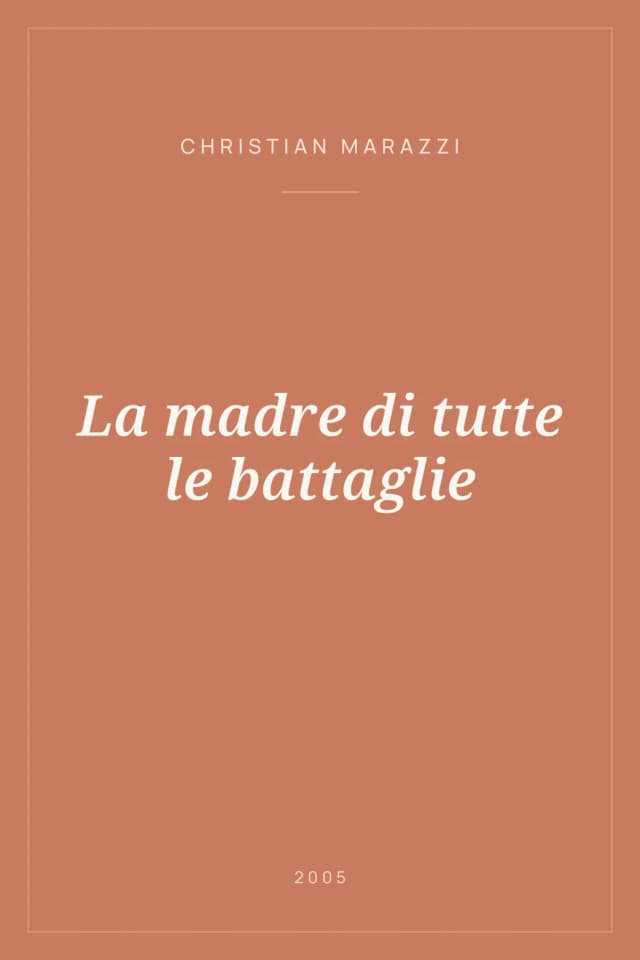 Portada de La madre di tutte le battaglie