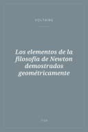 Portada de Los elementos de la filosofía de Newton demostrados geométricamente