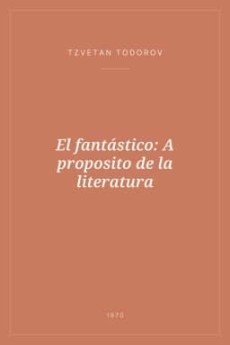 Portada de El fantástico: A proposito de la literatura