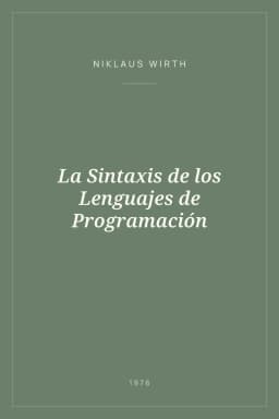 Portada de La Sintaxis de los Lenguajes de Programación