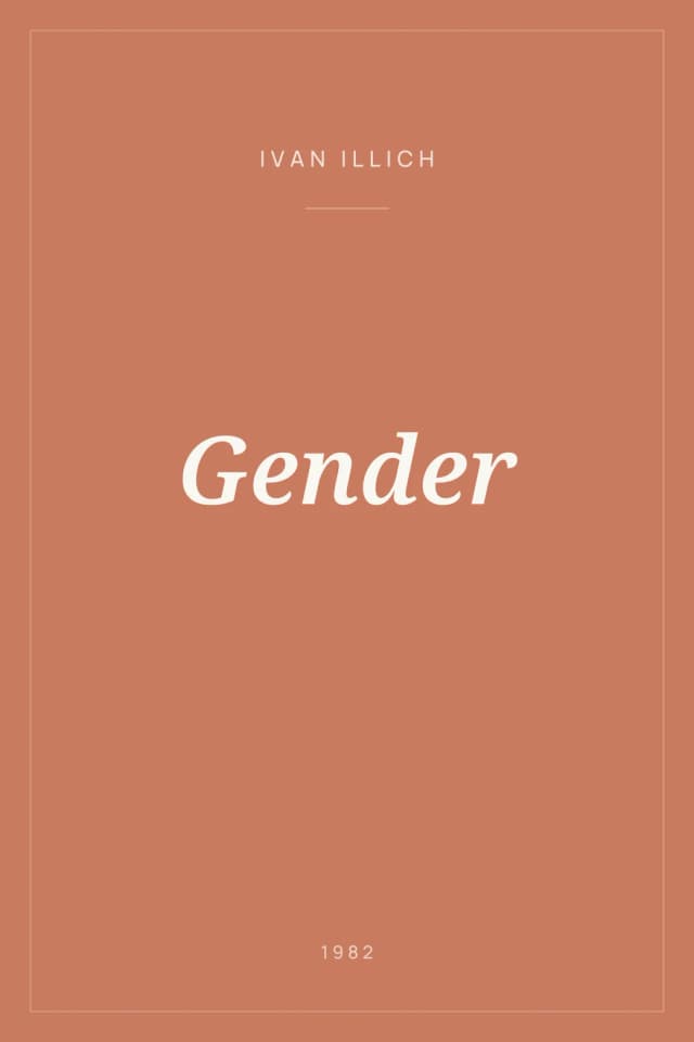 Portada de Gender