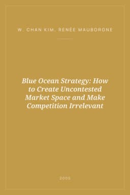 Portada de Blue Ocean Strategy: How to Create Uncontested Market Space and Make Competition Irrelevant