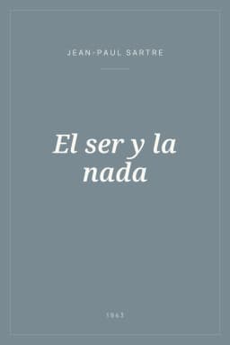 Portada de El ser y la nada