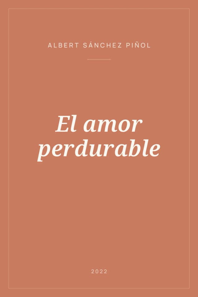 Portada de El amor perdurable