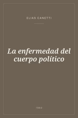 Portada de La enfermedad del cuerpo político