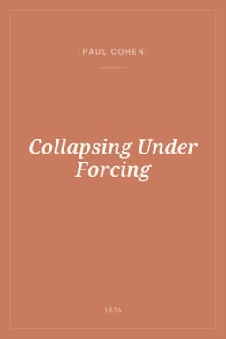 Portada de Collapsing Under Forcing