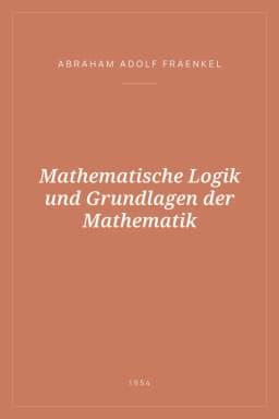 Portada de Mathematische Logik und Grundlagen der Mathematik