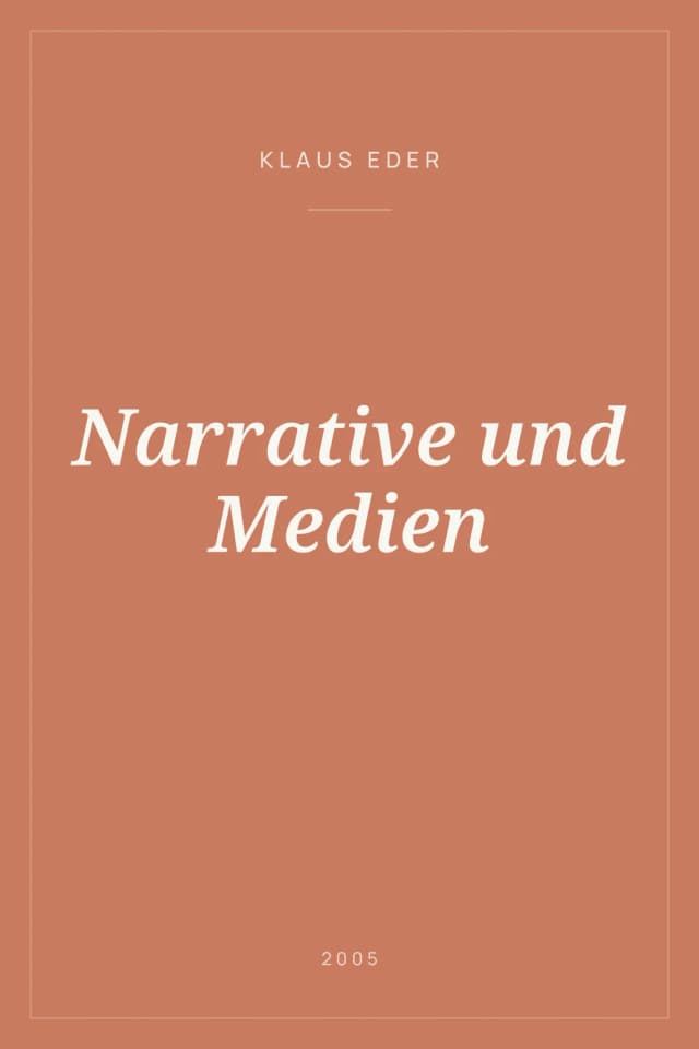 Portada de Narrative und Medien