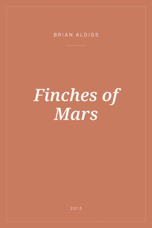 Portada de Finches of Mars