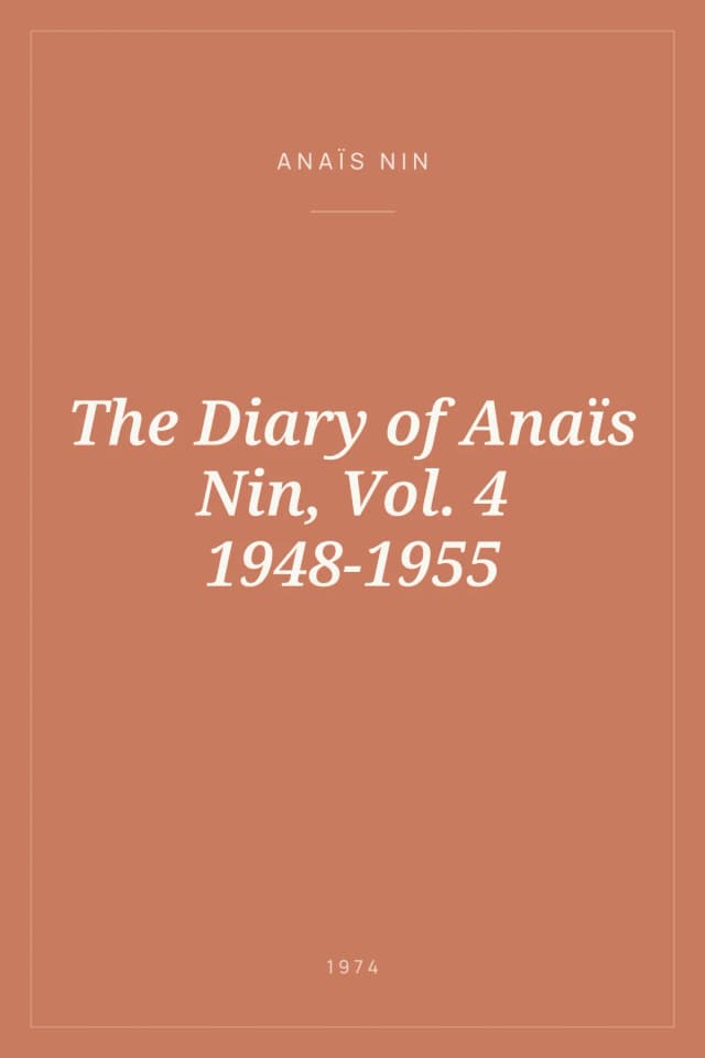 Portada de The Diary of Anaïs Nin, Vol. 4 1948-1955