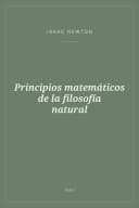 Portada de Principios matemáticos de la filosofía natural