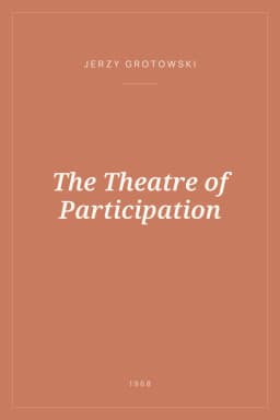 Portada de The Theatre of Participation