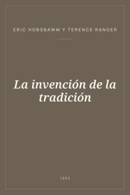 Portada de La invención de la tradición