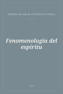 Portada de Fenomenología del espíritu