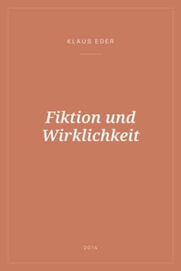Portada de Fiktion und Wirklichkeit