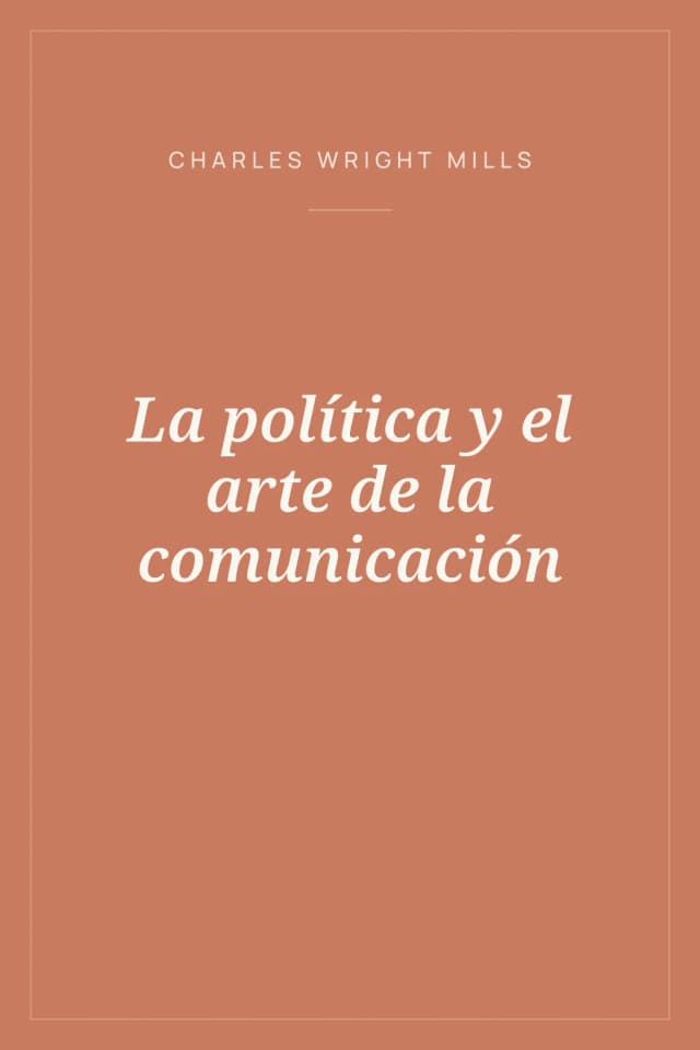 Portada de La política y el arte de la comunicación