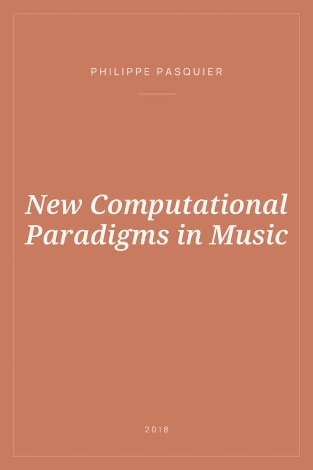 Portada de New Computational Paradigms in Music