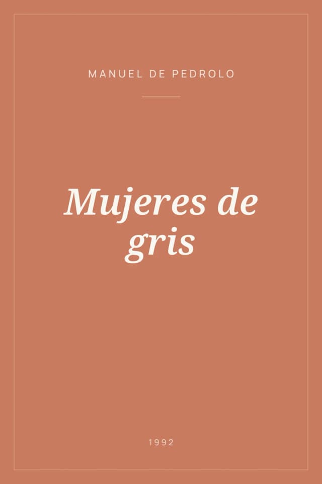 Portada de Mujeres de gris