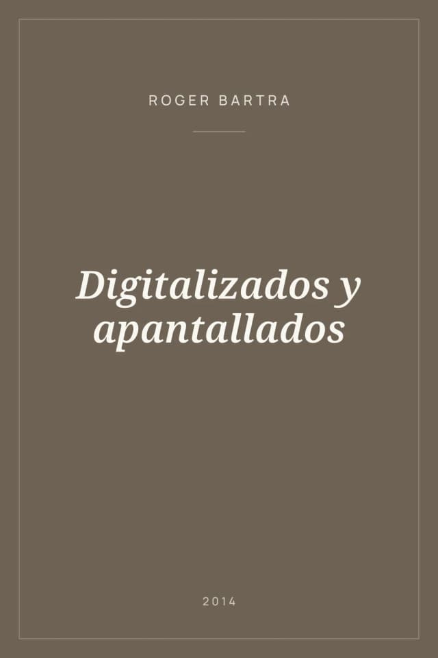 Portada de Digitalizados y apantallados