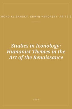 Portada de Studies in Iconology: Humanist Themes in the Art of the Renaissance