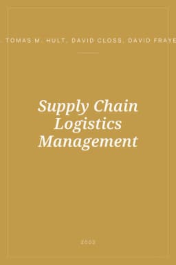 Portada de Supply Chain Logistics Management