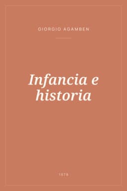 Portada de Infancia e historia