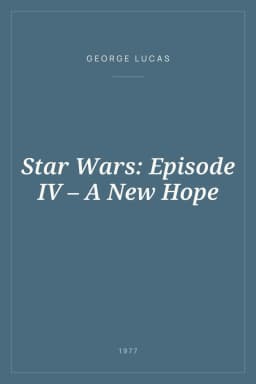 Portada de Star Wars: Episode IV – A New Hope