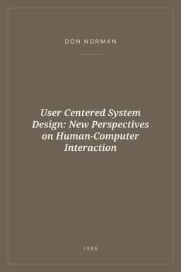 Portada de User Centered System Design: New Perspectives on Human-Computer Interaction