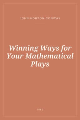 Portada de Winning Ways for Your Mathematical Plays