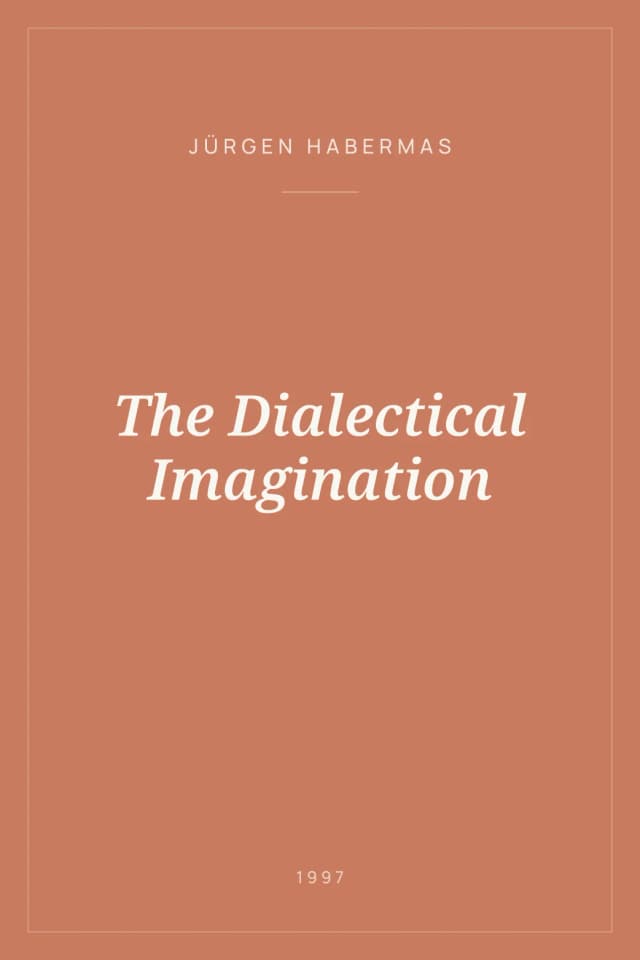Portada de The Dialectical Imagination
