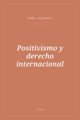 Portada de Positivismo y derecho internacional