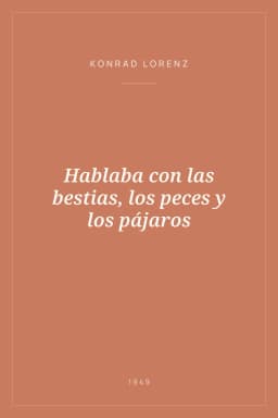 Portada de Hablaba con las bestias, los peces y los pájaros